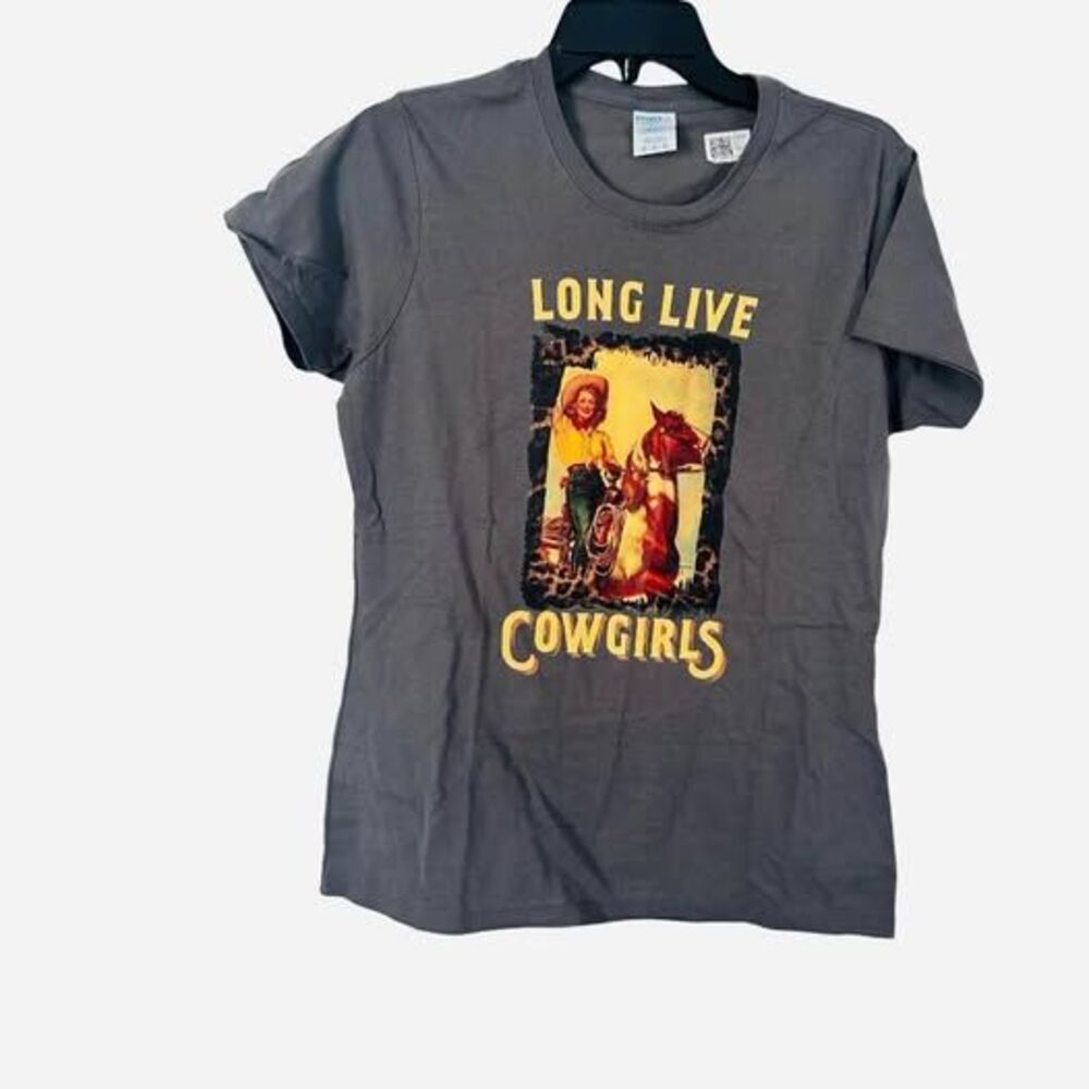 Cowgirls Grey Women’s top Size Medium new